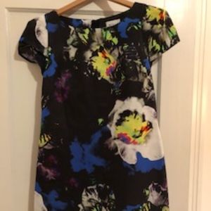 Milly sleeveless floral dress, used
